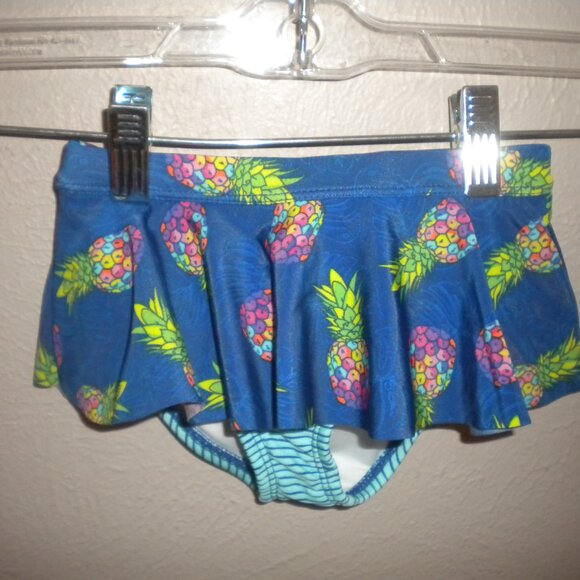 UV Skinz Girls Toddler Size 3T Blue Pineapple 3 Piece Swimwear Set Swimsuit NWT - Picture 5 of 5